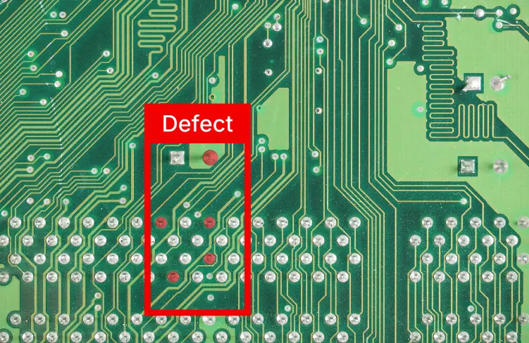 Smart PCB inspection with AI for EQC
