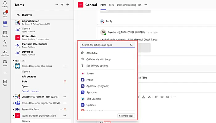 Teams Messaging Extensions