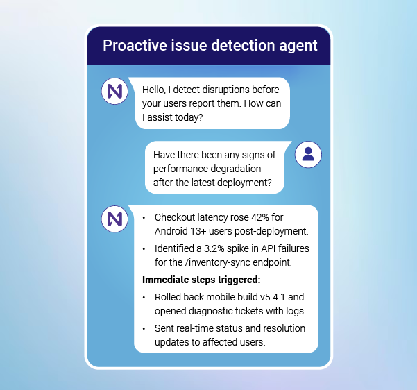 Proactive issue detector