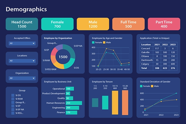 demographics dashboard