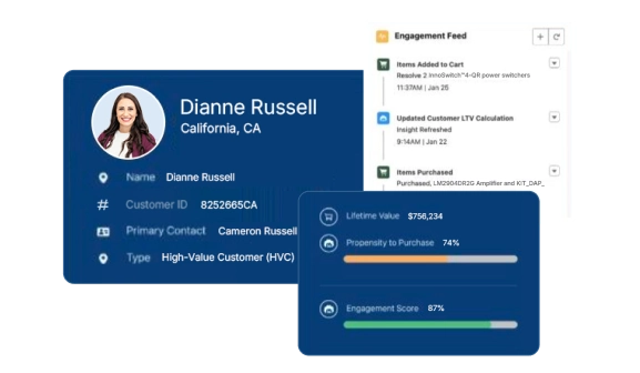 Unified customer profile platform