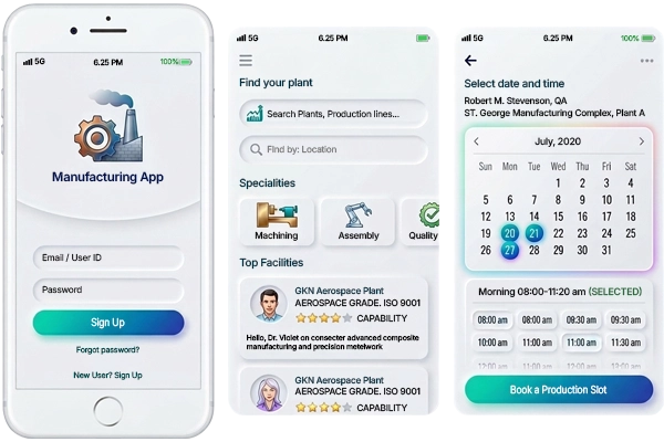 Mobile app development services page Solution image 2
