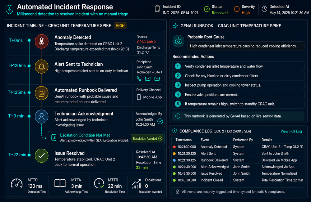 Automated incident response