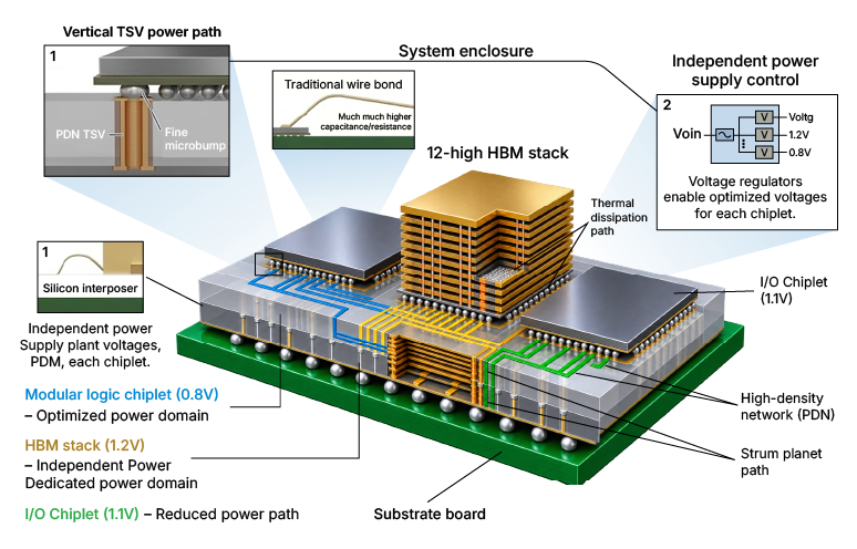 How advanced packaging cuts power consumption